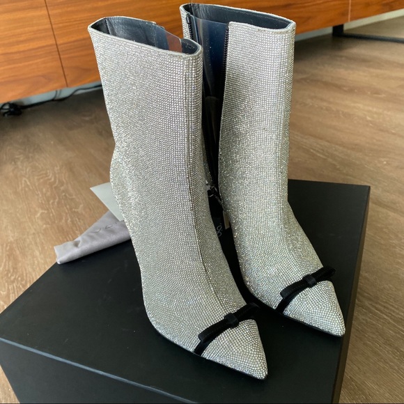 Marco De Vincenzo Crystal Boots Booties 37 NWT - Picture 4 of 16